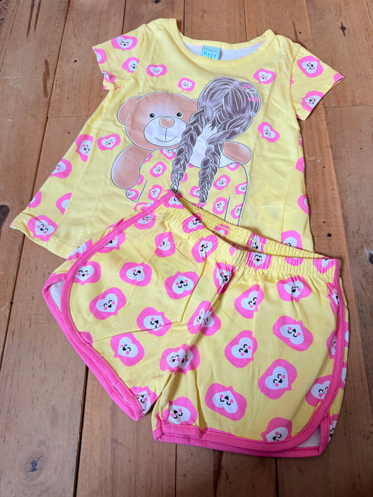 Pijama Infantil Menina - Urso amigo