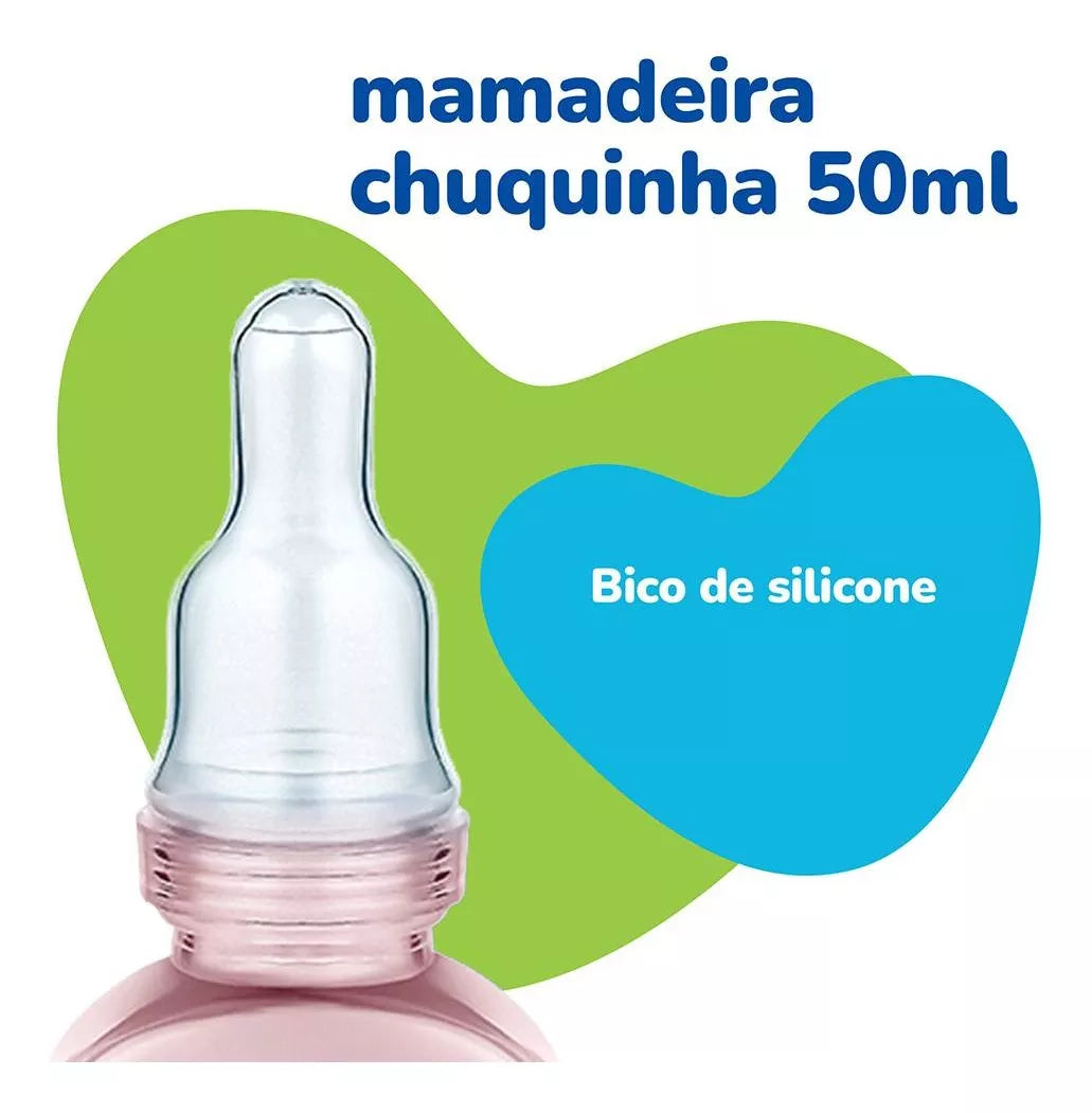 Kit de Mamadeira Evolution 50/150/240ml Balão Rosa