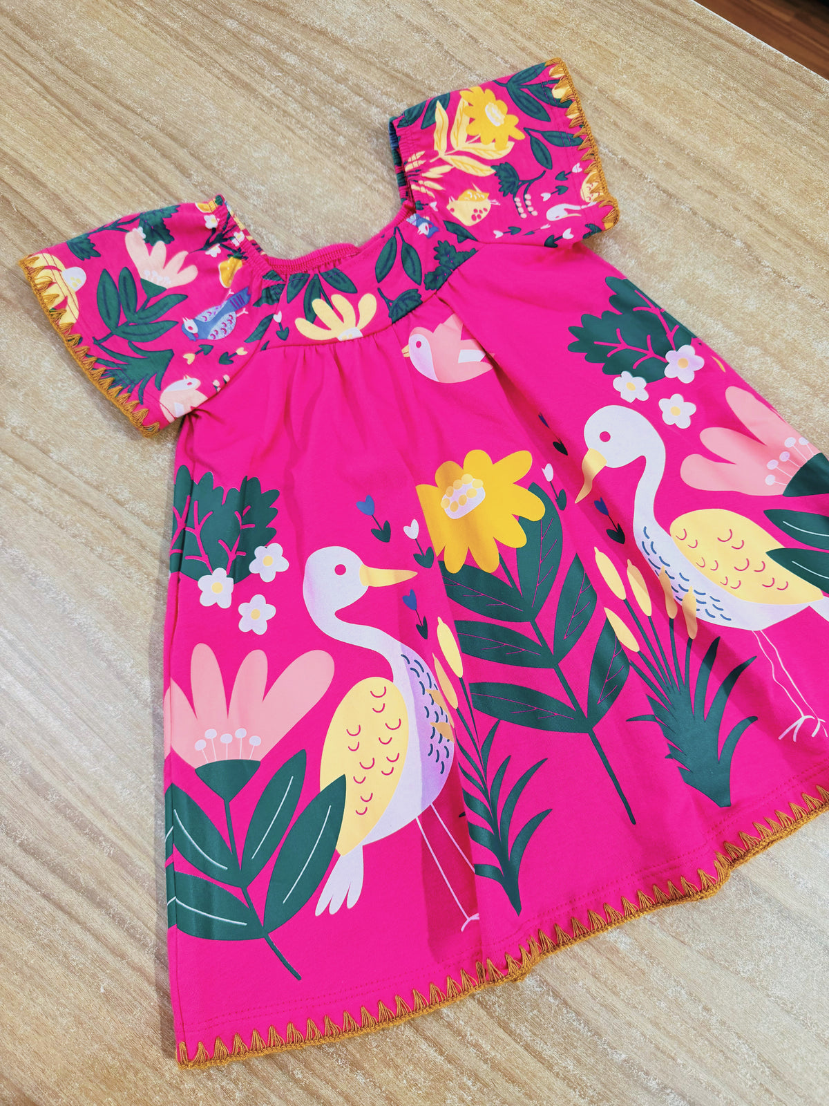 Vestido Flamingo - Rosa