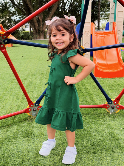 Vestido Laço - Verde