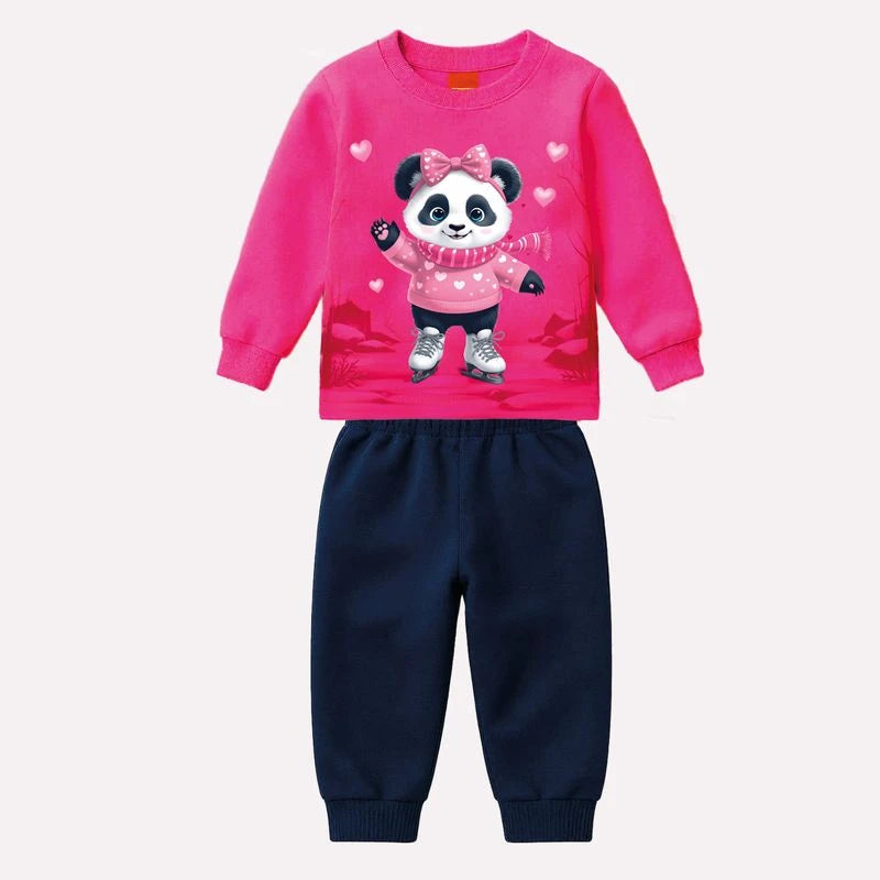 Conjunto Infantil Menina Panda