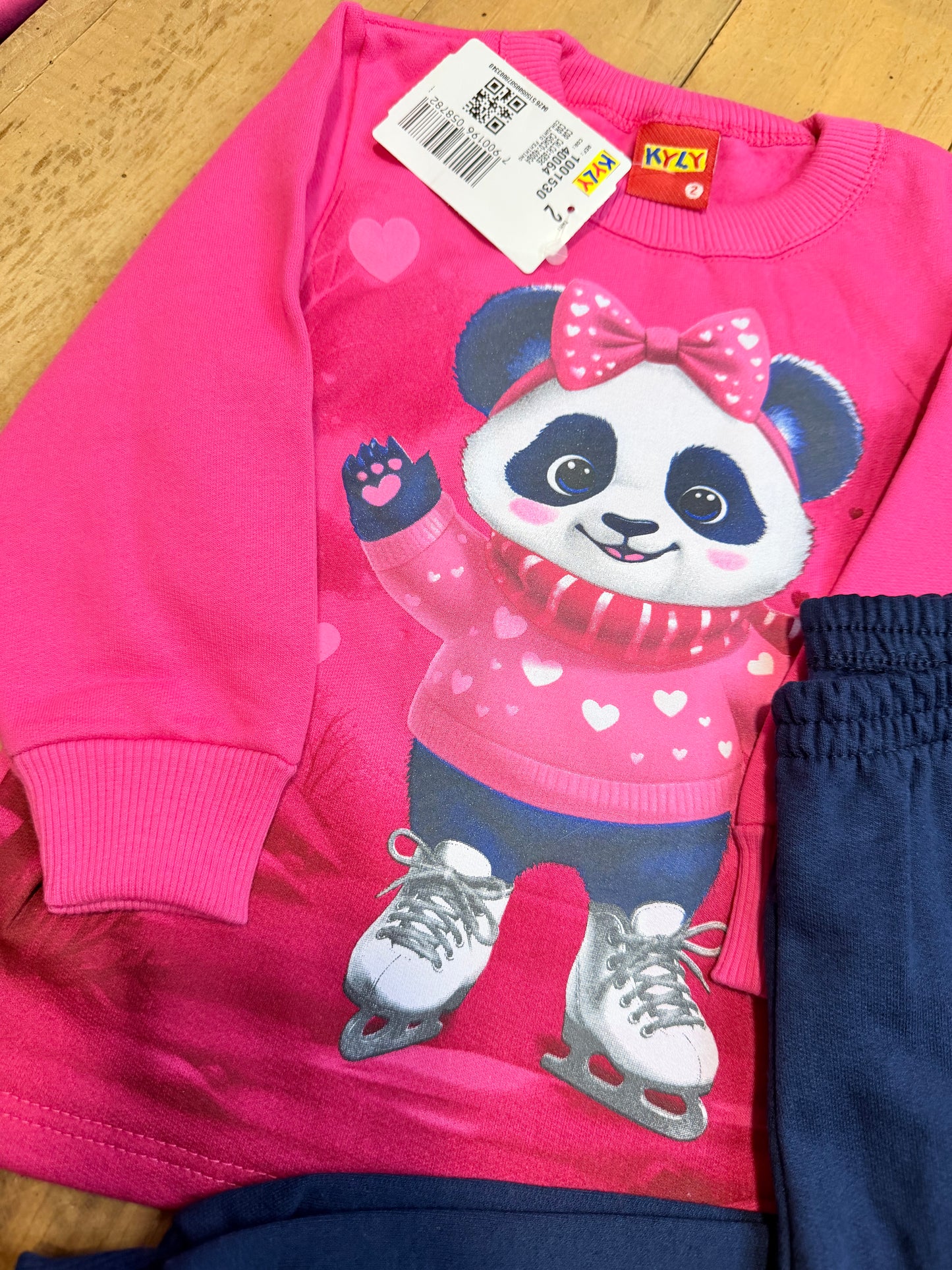 Conjunto Infantil Menina Panda