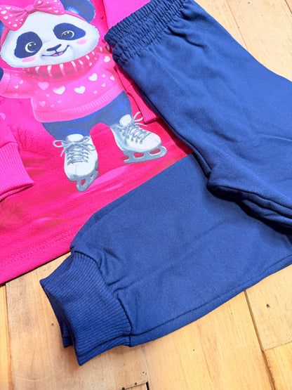 Conjunto Infantil Menina Panda