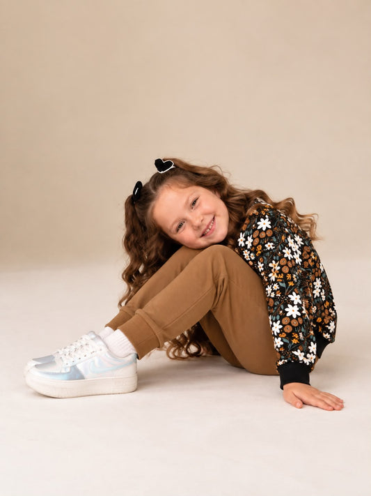 Conjunto Infantil Menina Flores