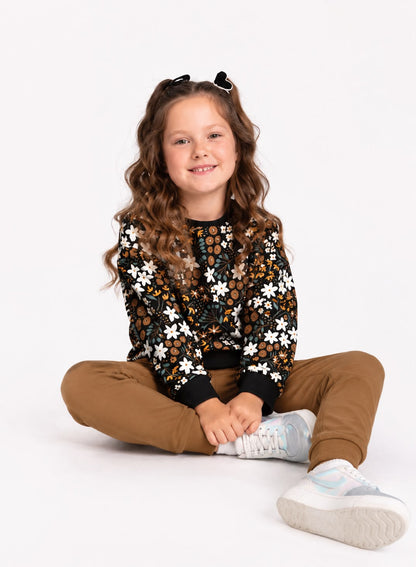 Conjunto Infantil Menina Flores