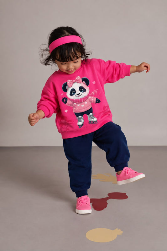 Conjunto Infantil Menina Panda