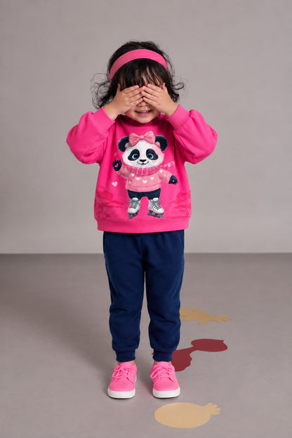 Conjunto Infantil Menina Panda