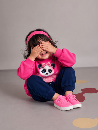 Conjunto Infantil Menina Panda