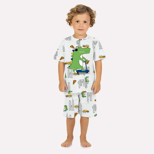 Pijama Infantil Menino - Jacaré