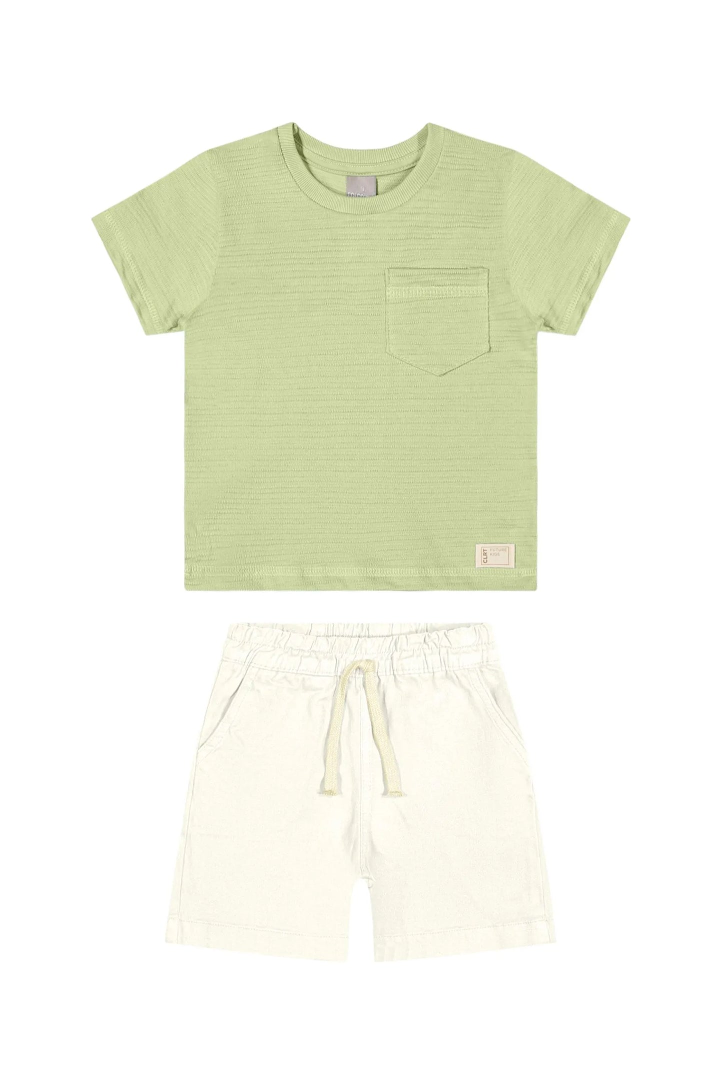 Conjunto Infantil Texturizado Verde