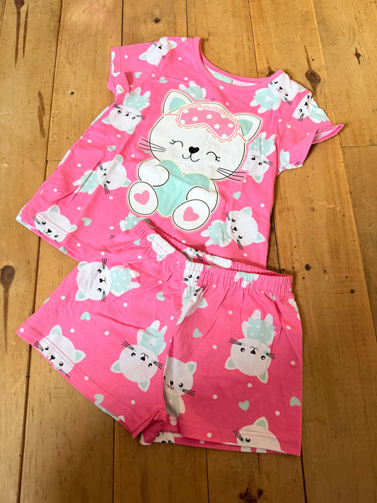Pijama Infantil Menina - Gatinha Coração