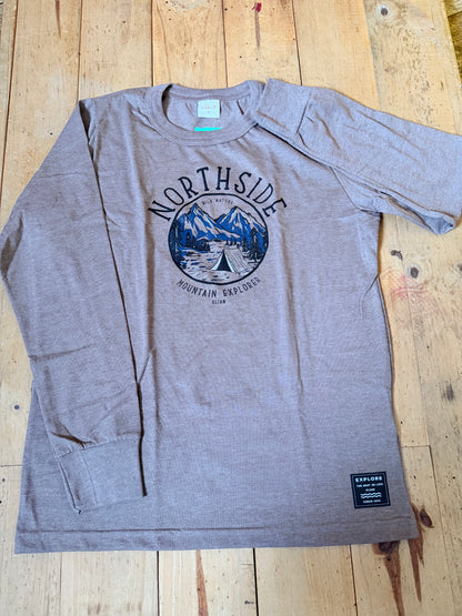 Camiseta Infantil Menino North - Marrom
