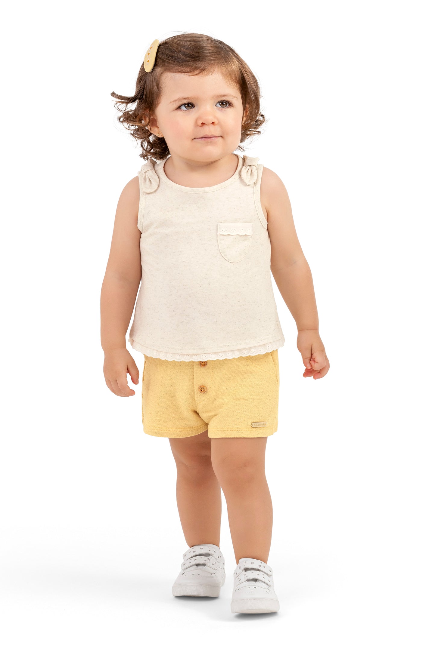 Conjunto Infantil Neutro Bege