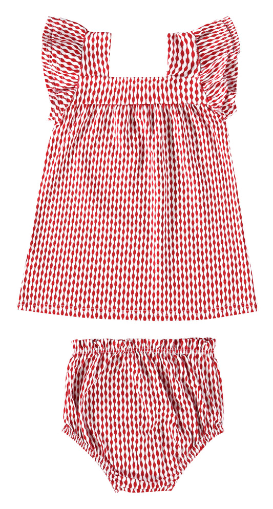 Conjunto Vestido e Calcinha Vermelho