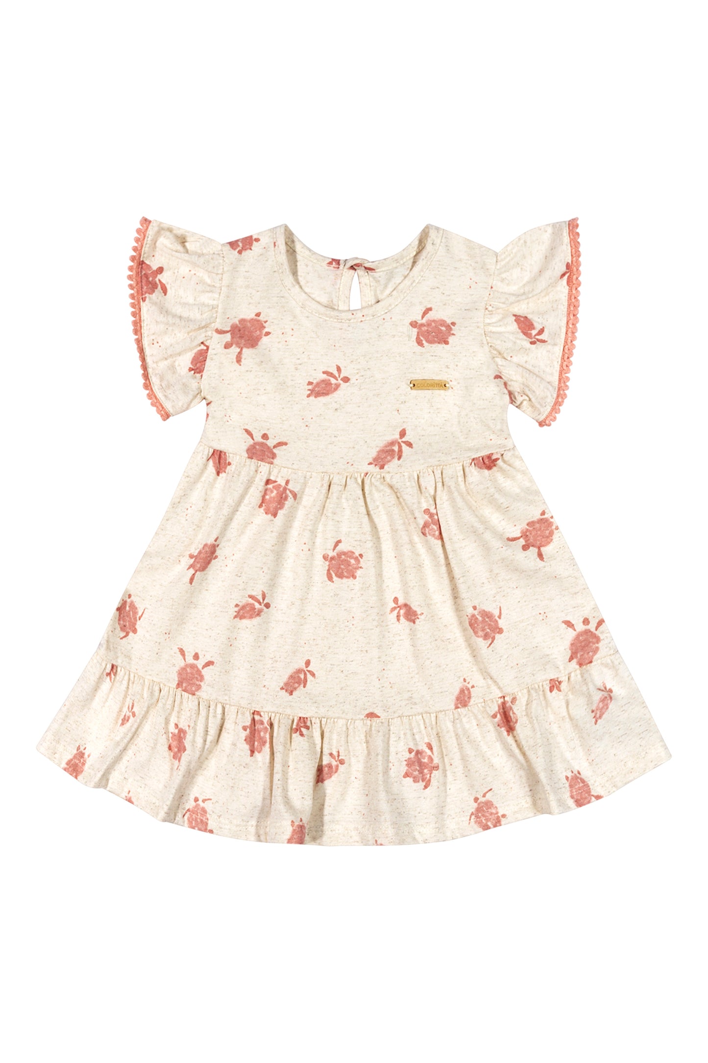 Vestido Infantil Estampa Tartarugas