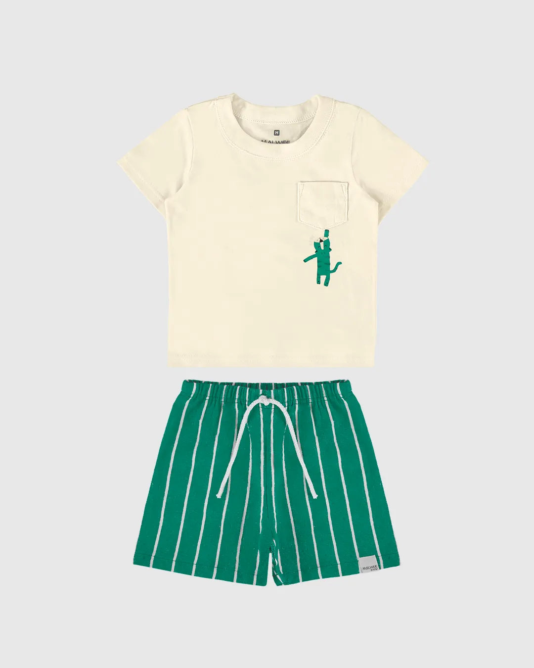 Conjunto Infantil Onça Verde Ops