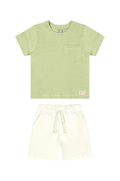 Conjunto Infantil Verde Lima