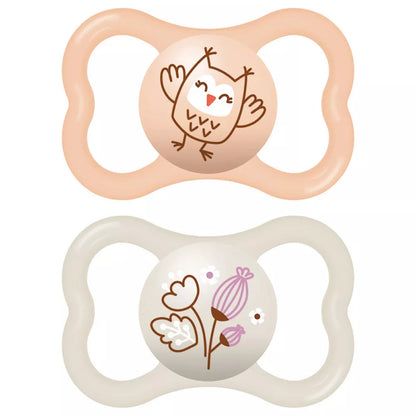 Chupeta Air 2 unidades 16m+ - Laranja/Bege