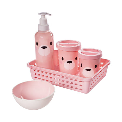 Kit Higiene Infantil - Rosa