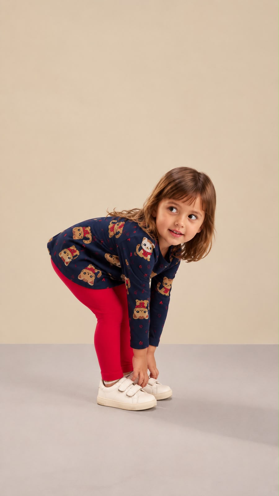 Conjunto Infantil Menina Gatinhas