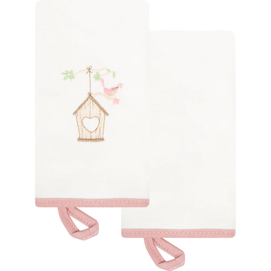 Kit com 2 Babinhas Garden Bege
