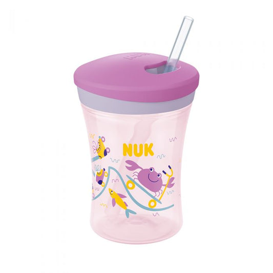 Copo Action com Canudo 230 ml Polvo